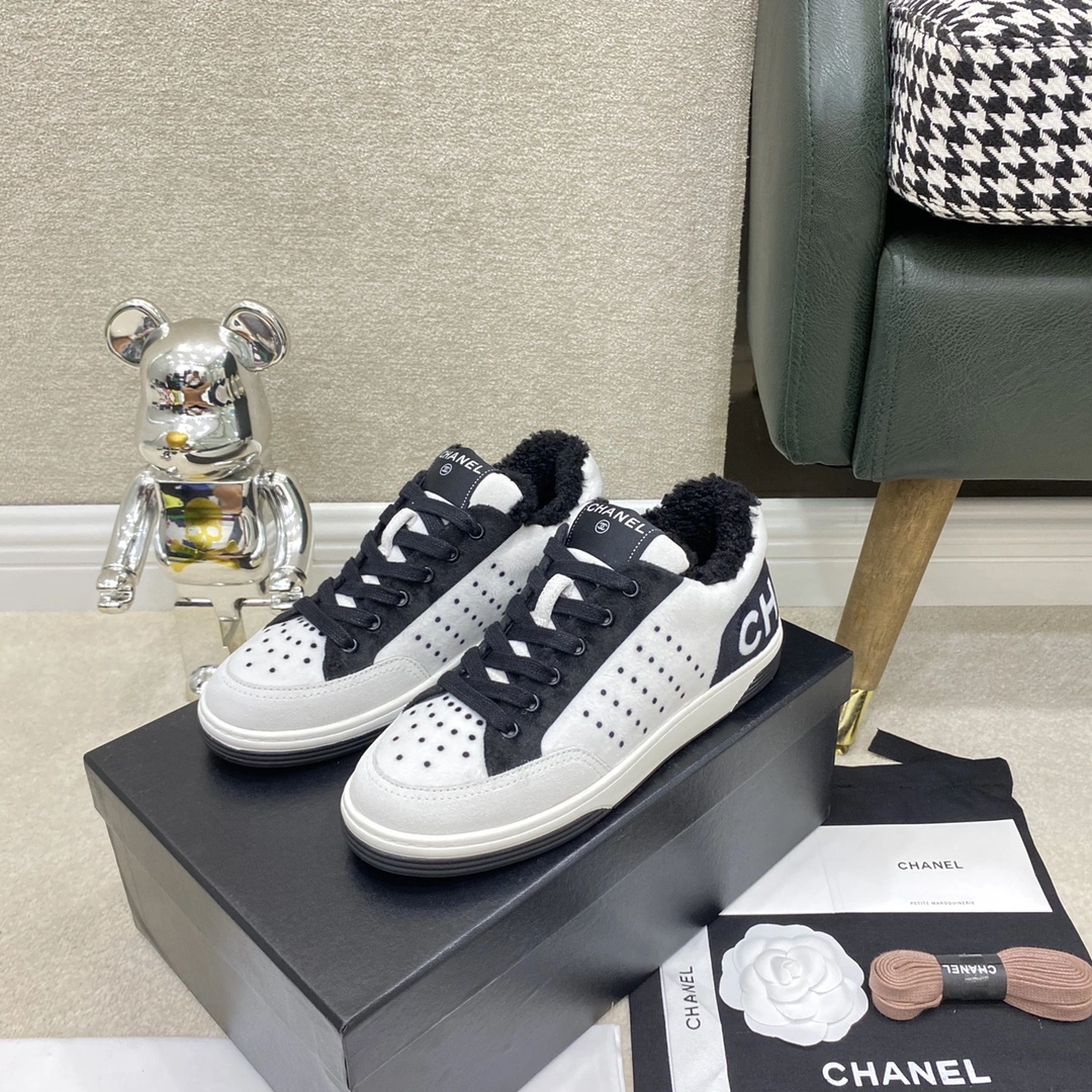 Comfortable Women C*hanel Top Sneaker 6701