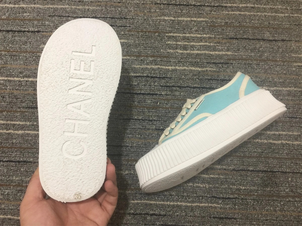 Upgraded Women C*hanel Top Sneaker 6725
