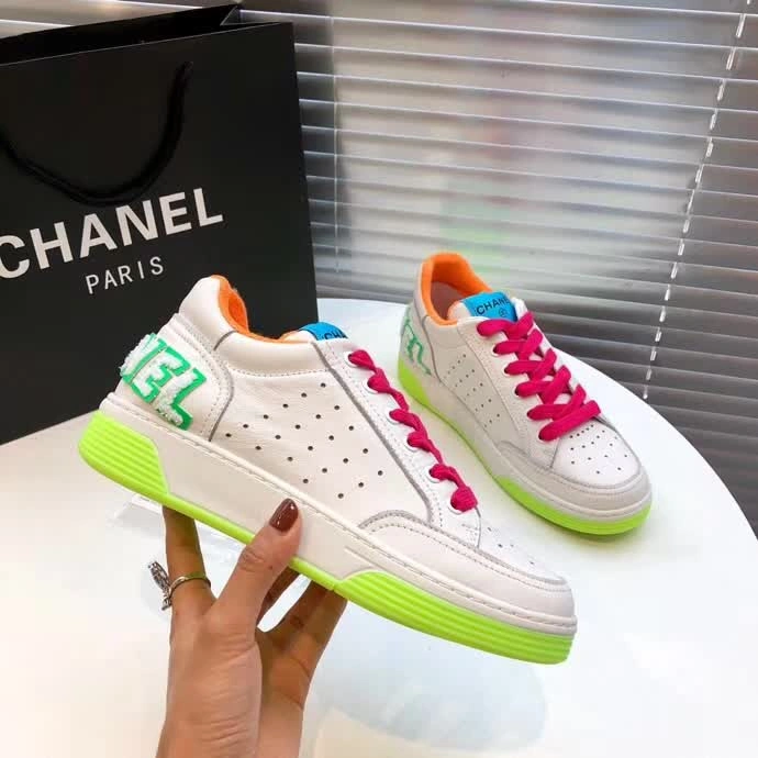 Colorful Women C*hanel Top Sneaker 6746
