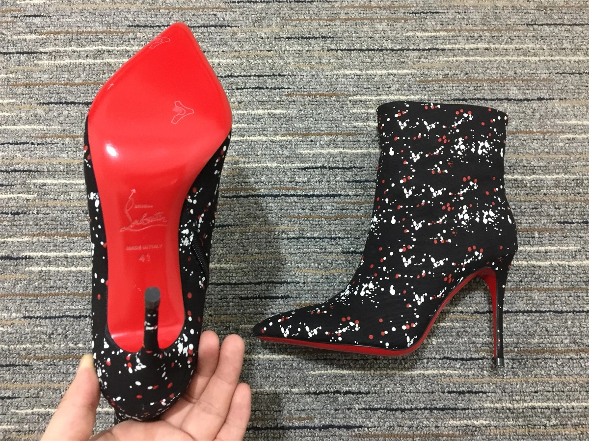 Women C*hristian L*ouboutin Top Boot Versatile 5126