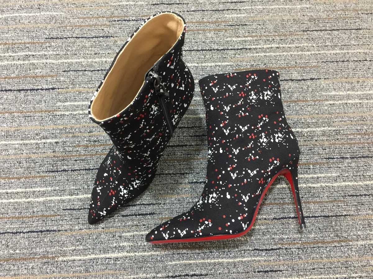 Women C*hristian L*ouboutin Top Boot Versatile 5126