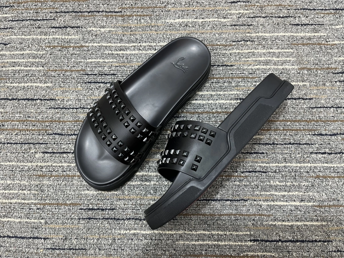 Breathable Women C*hristian L*ouboutin Top Slippers CL 20230819- 4803
