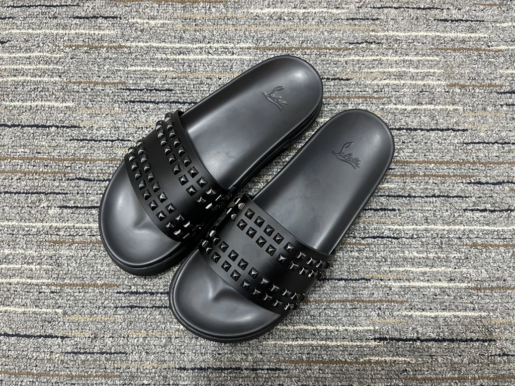 Breathable Women C*hristian L*ouboutin Top Slippers CL 20230819- 4803
