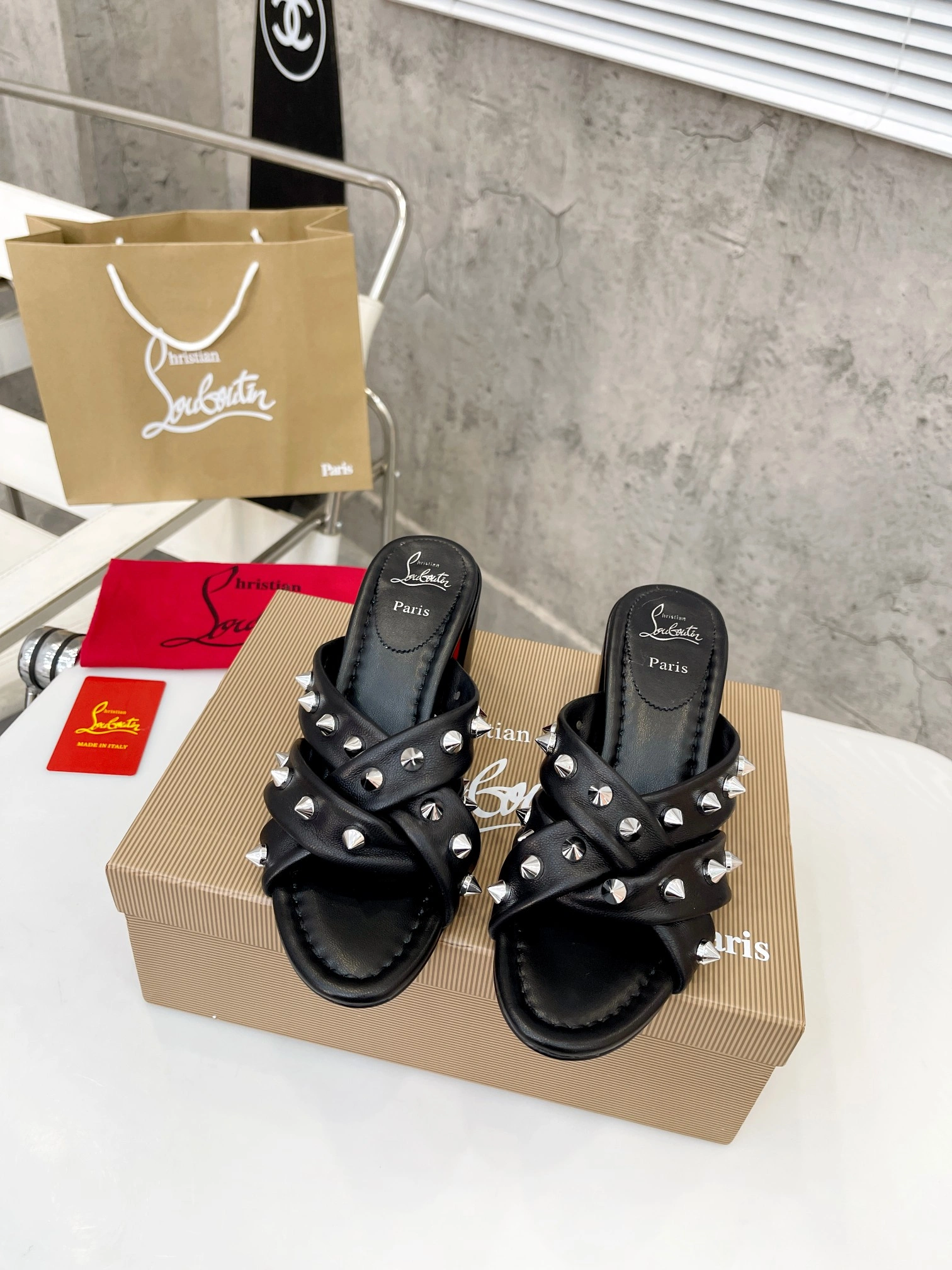 Women C*hristian L*ouboutin Top Slippers CP 20230608- Unisex 5070