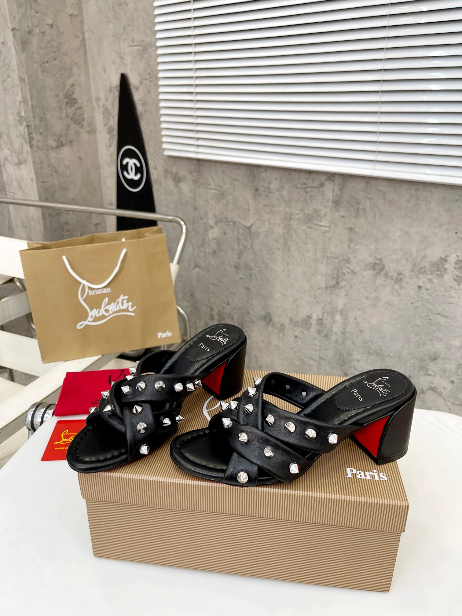 Women C*hristian L*ouboutin Top Slippers CP 20230608- Unisex 5070