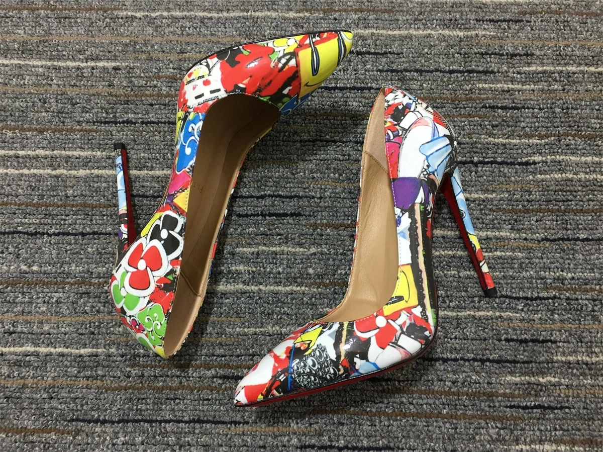 Women C*ristian L*uboutin Pump High Heels WeatherProof 5142
