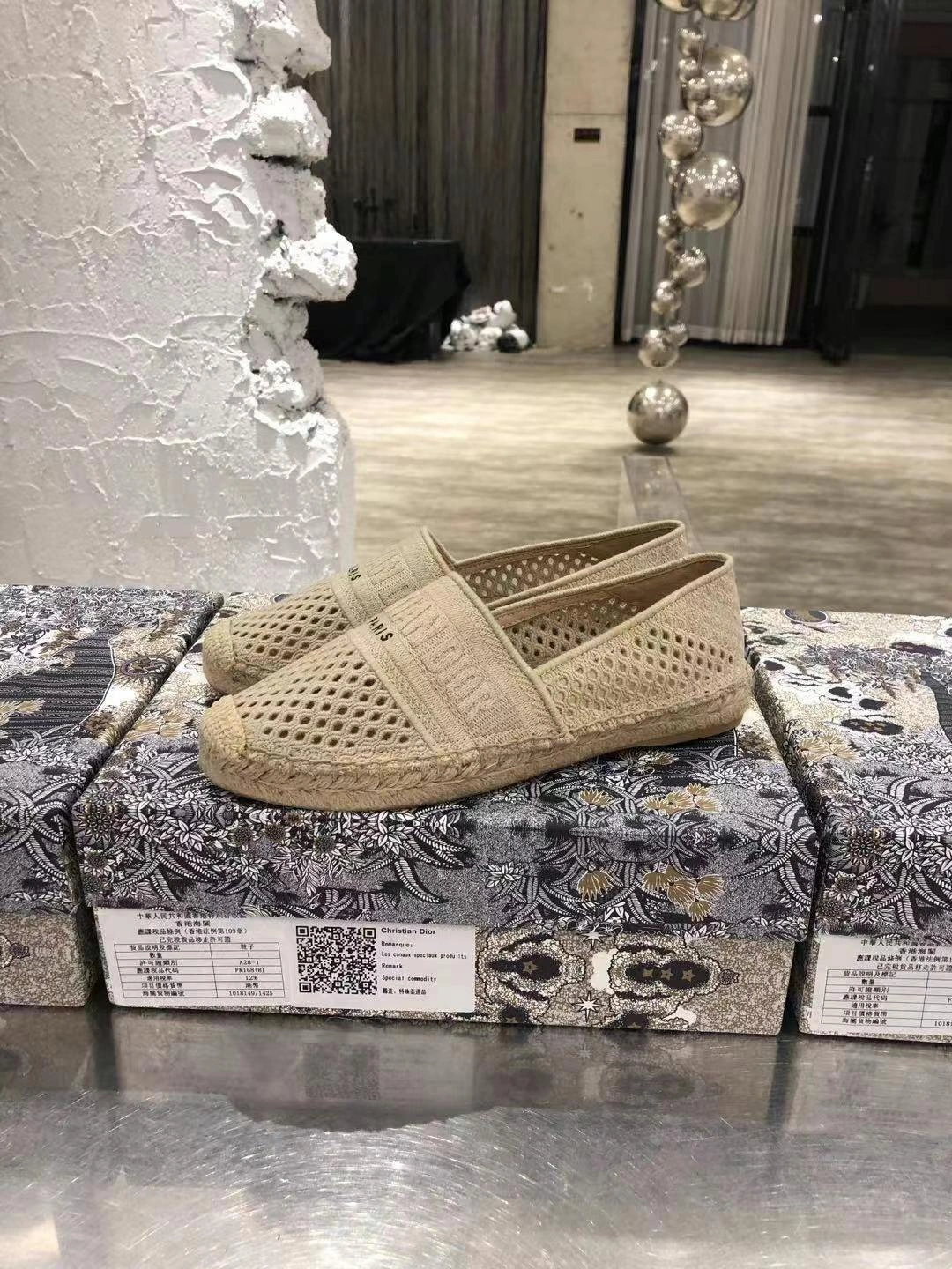 HighQuality Women D*ior Top Espadrille Sandals 5853