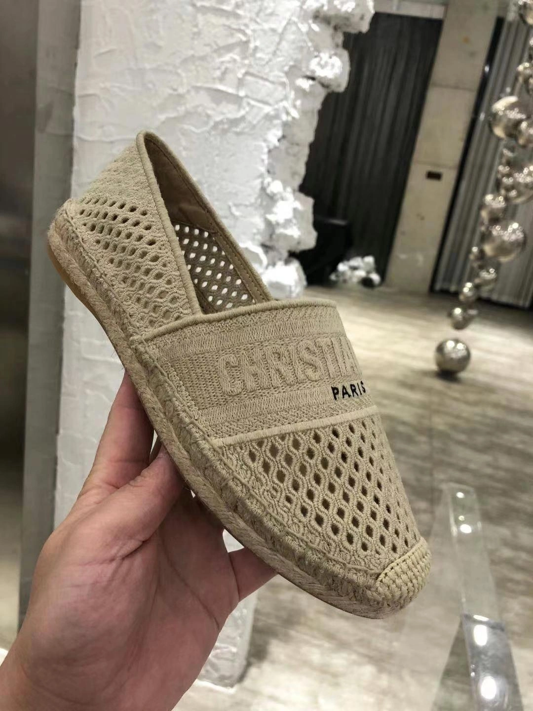 HighQuality Women D*ior Top Espadrille Sandals 5853