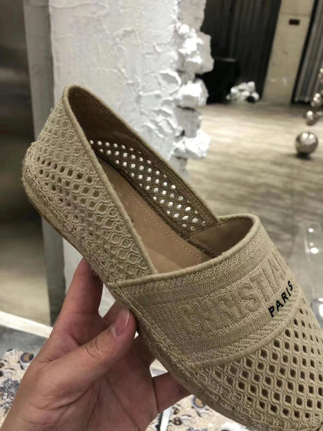 HighQuality Women D*ior Top Espadrille Sandals 5853