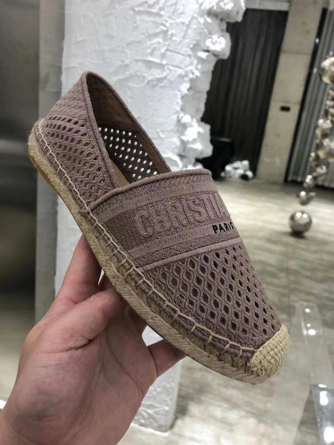 HighQuality Women D*ior Top Espadrille Sandals 5853