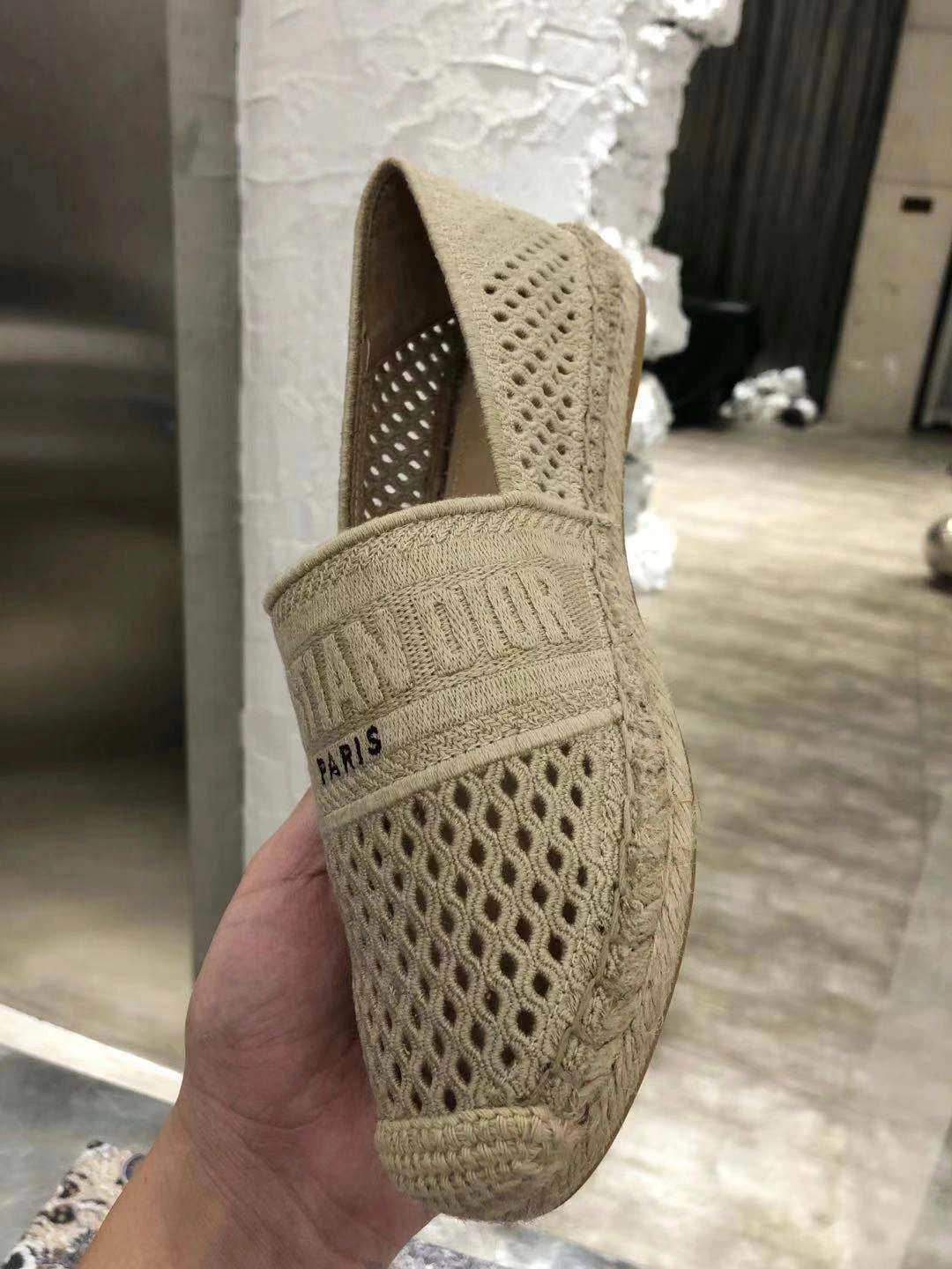 HighQuality Women D*ior Top Espadrille Sandals 5853