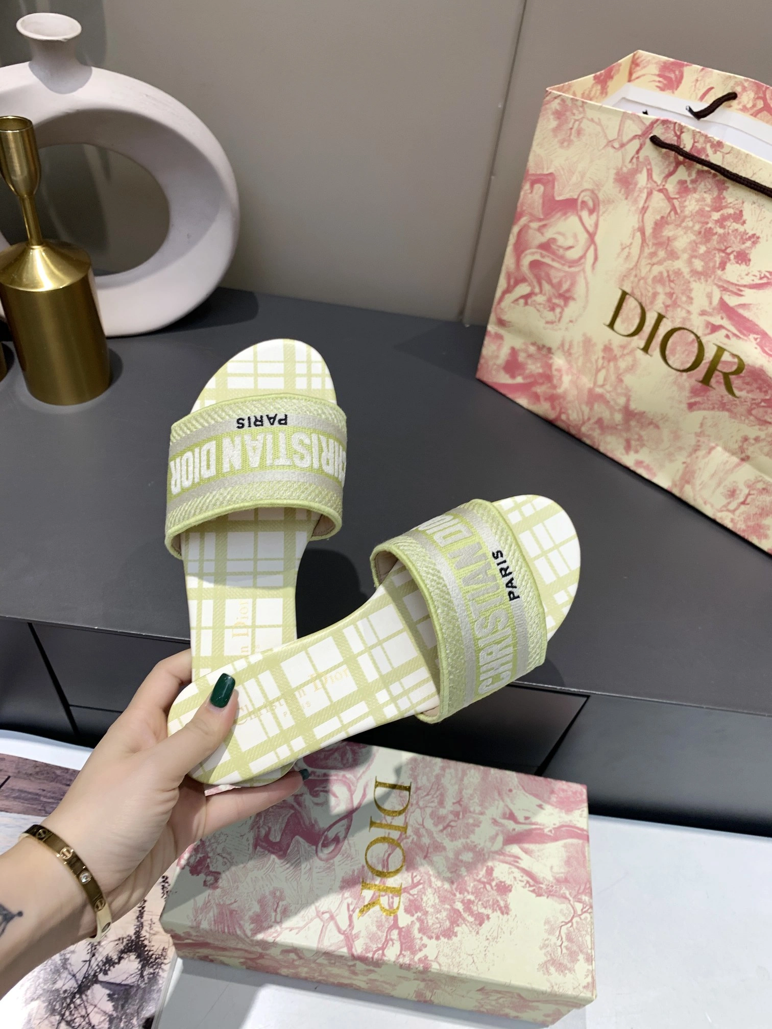 Women D*ior Top Sandals EyeCatching 5815