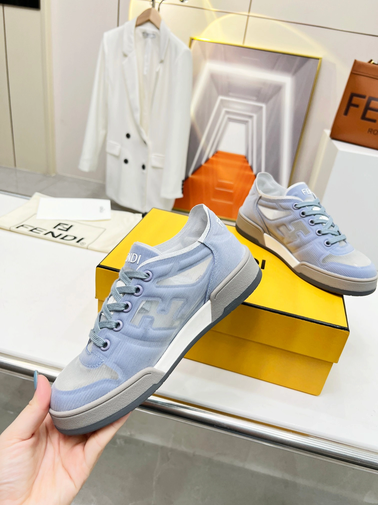 Comfortable Women F*endi Top Sneakers CP 20230606- 6945