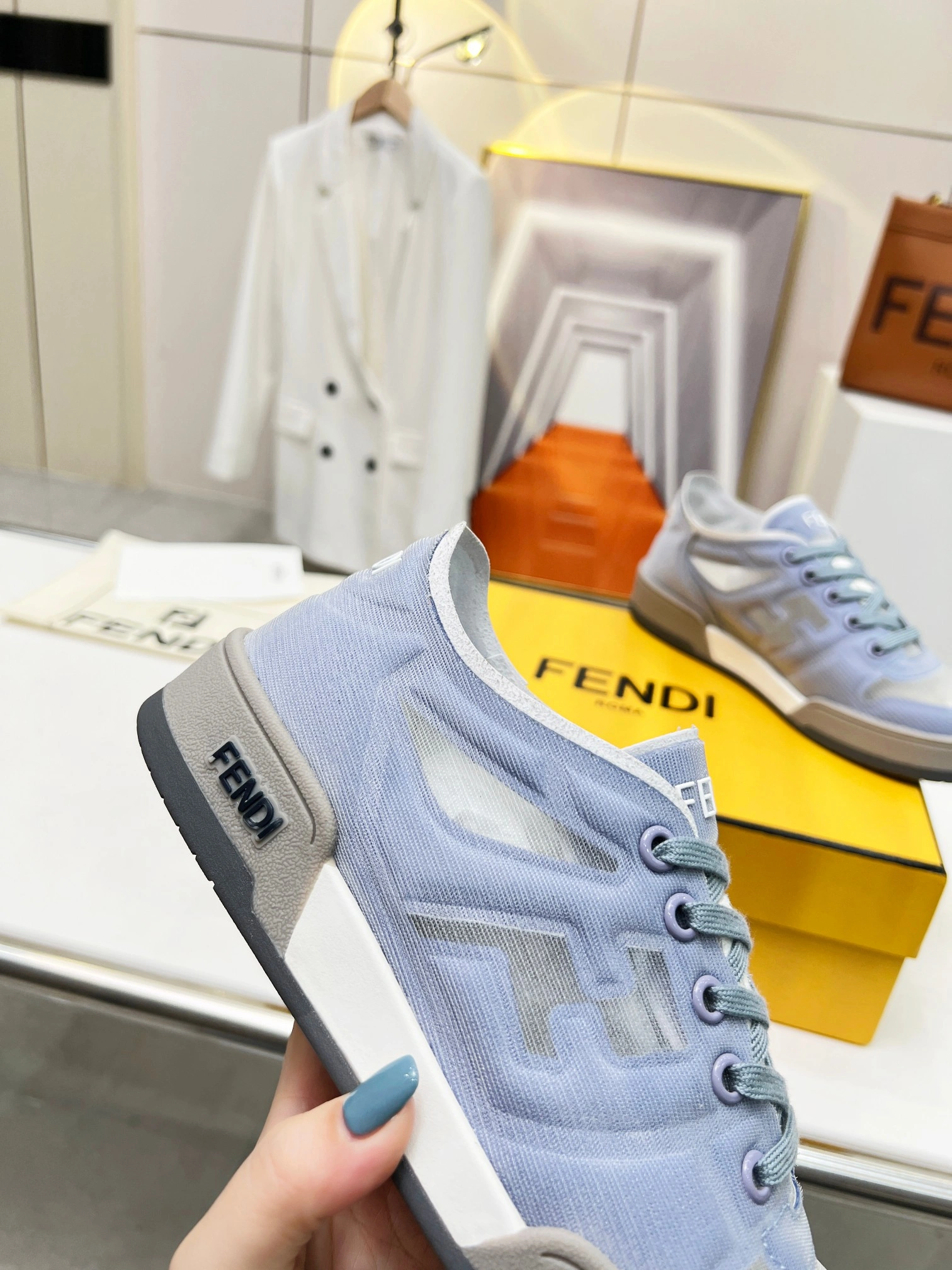 Comfortable Women F*endi Top Sneakers CP 20230606- 6945