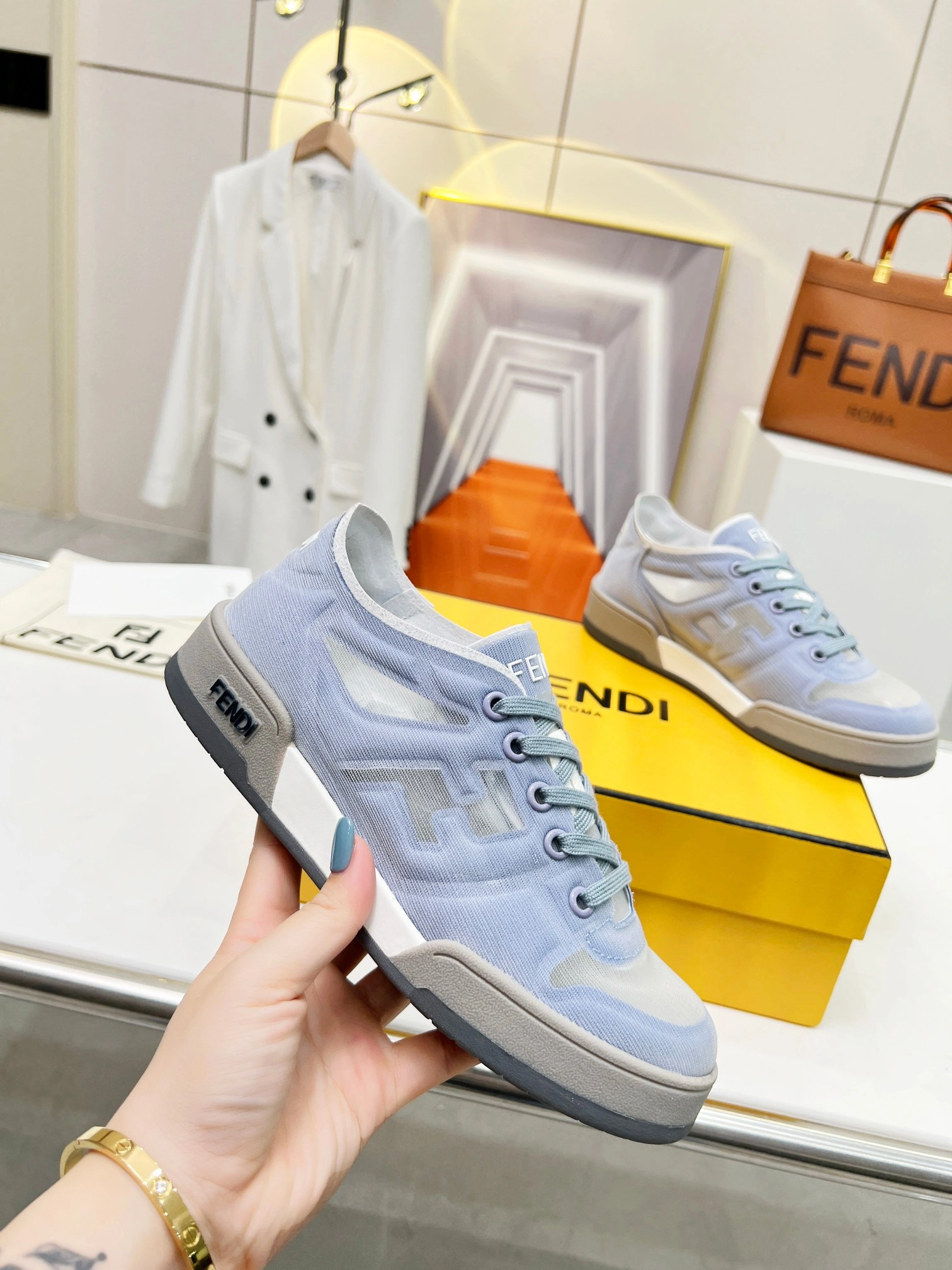 Comfortable Women F*endi Top Sneakers CP 20230606- 6945