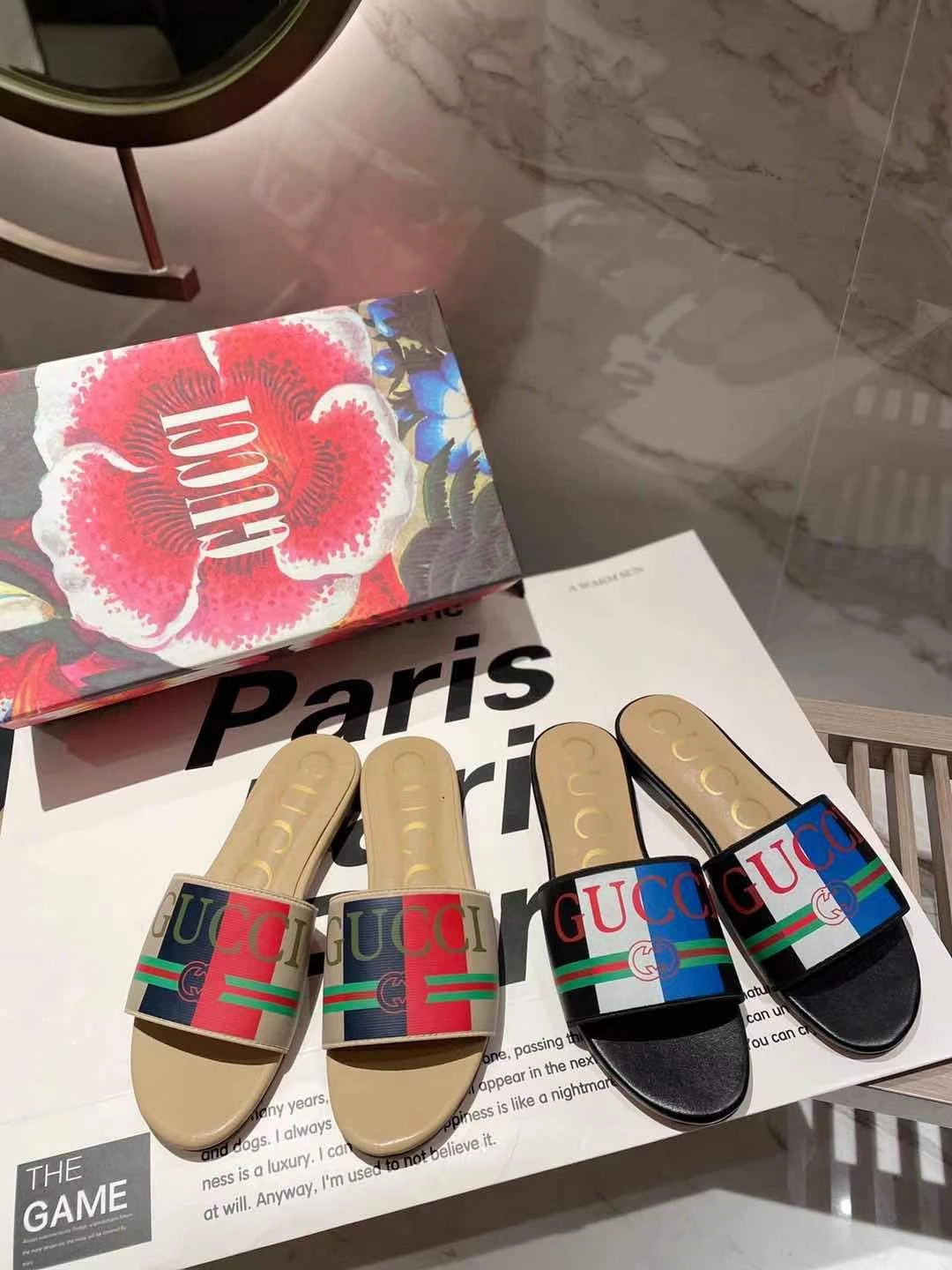 Soft Women G*ucci Top Sandals 3542
