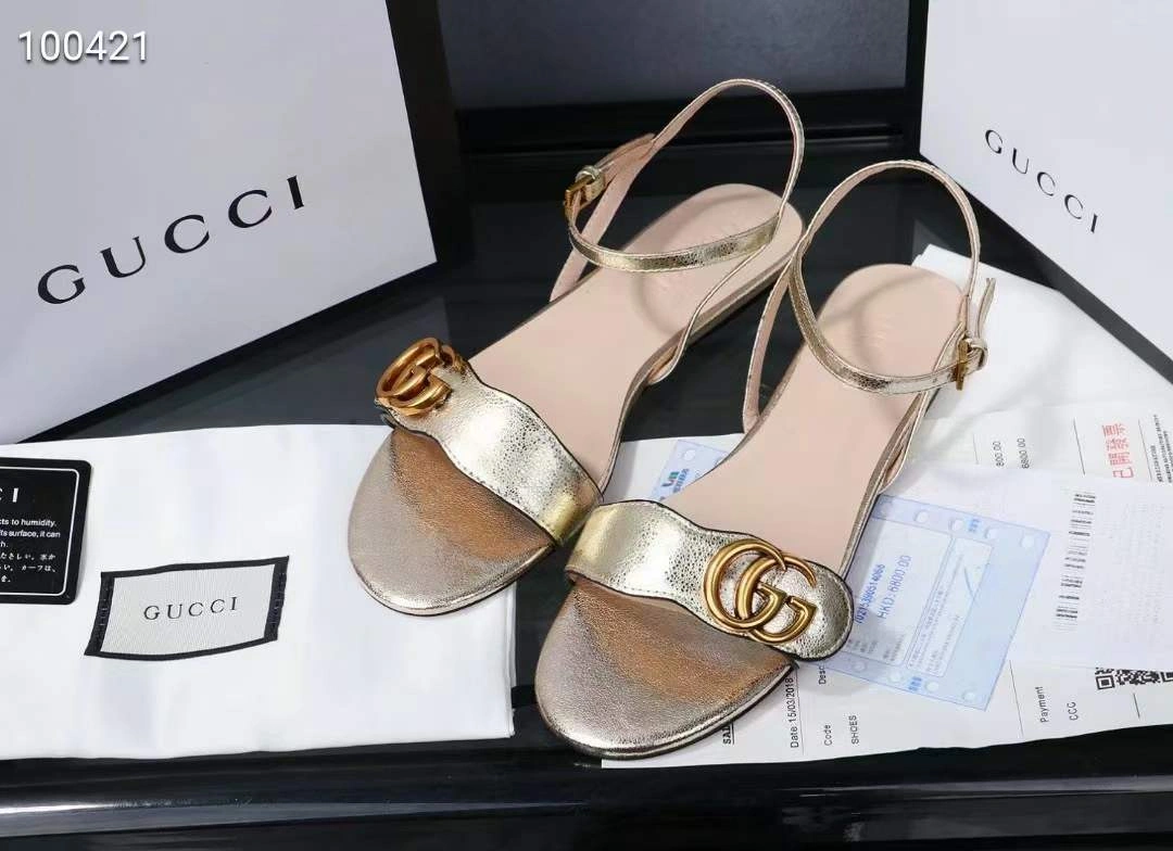 Sustainable Women G*ucci Top Sandals 3572