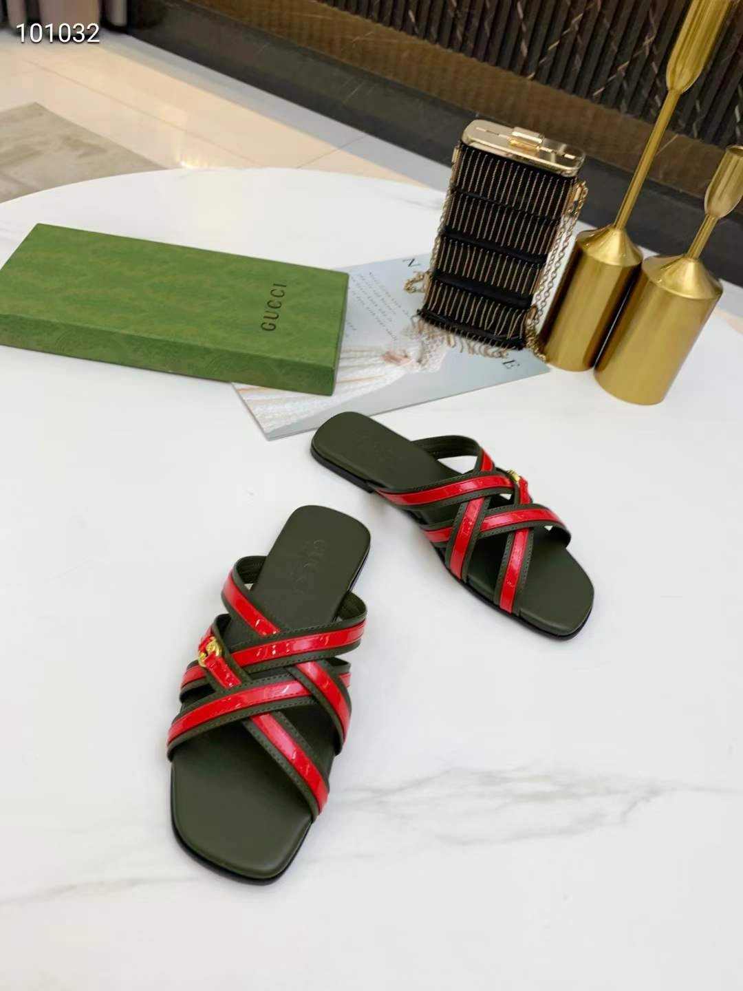 Minimalist Women G*ucci Top Sandals 3574