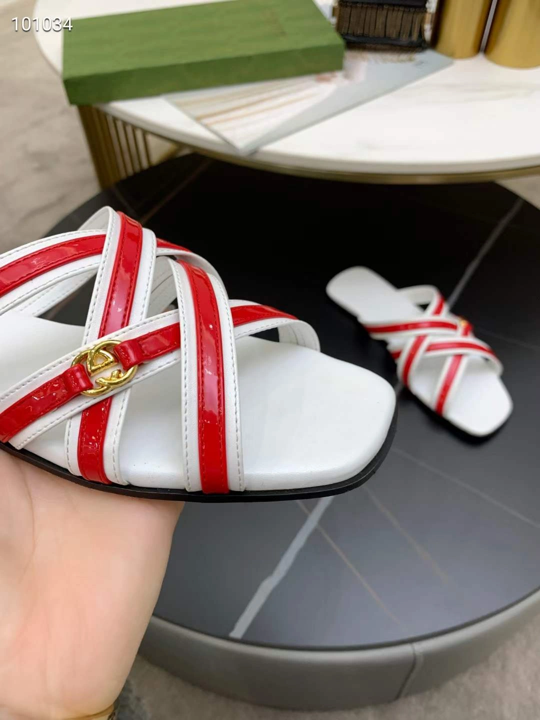 Minimalist Women G*ucci Top Sandals 3574
