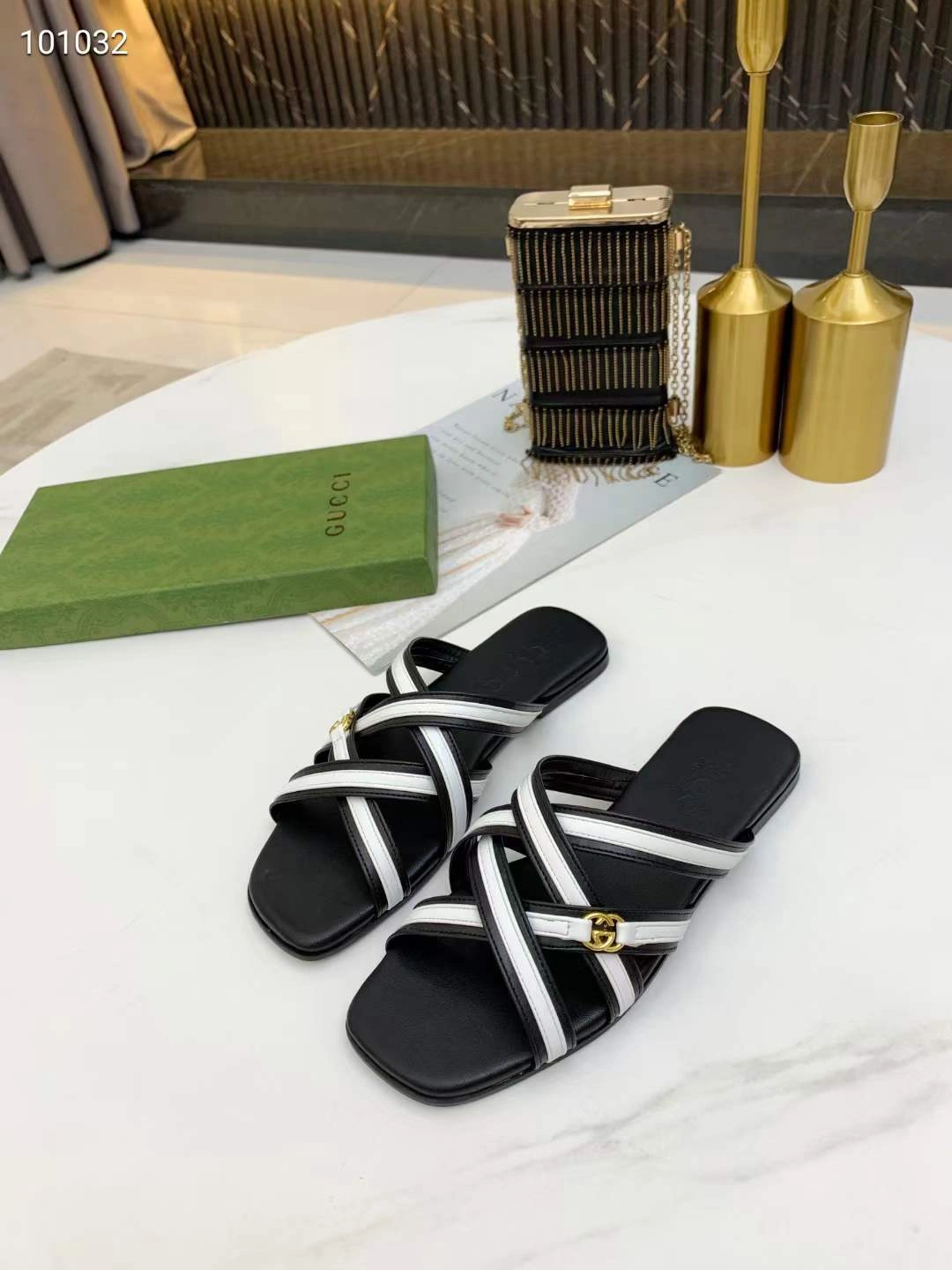 Minimalist Women G*ucci Top Sandals 3574