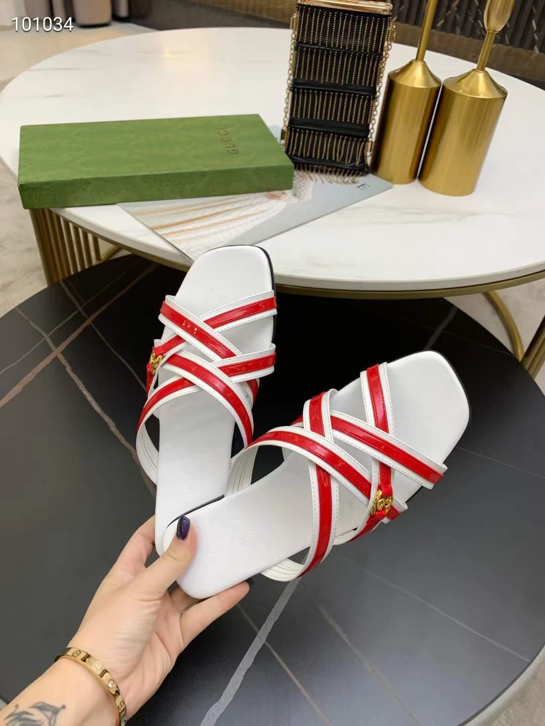 Minimalist Women G*ucci Top Sandals 3574