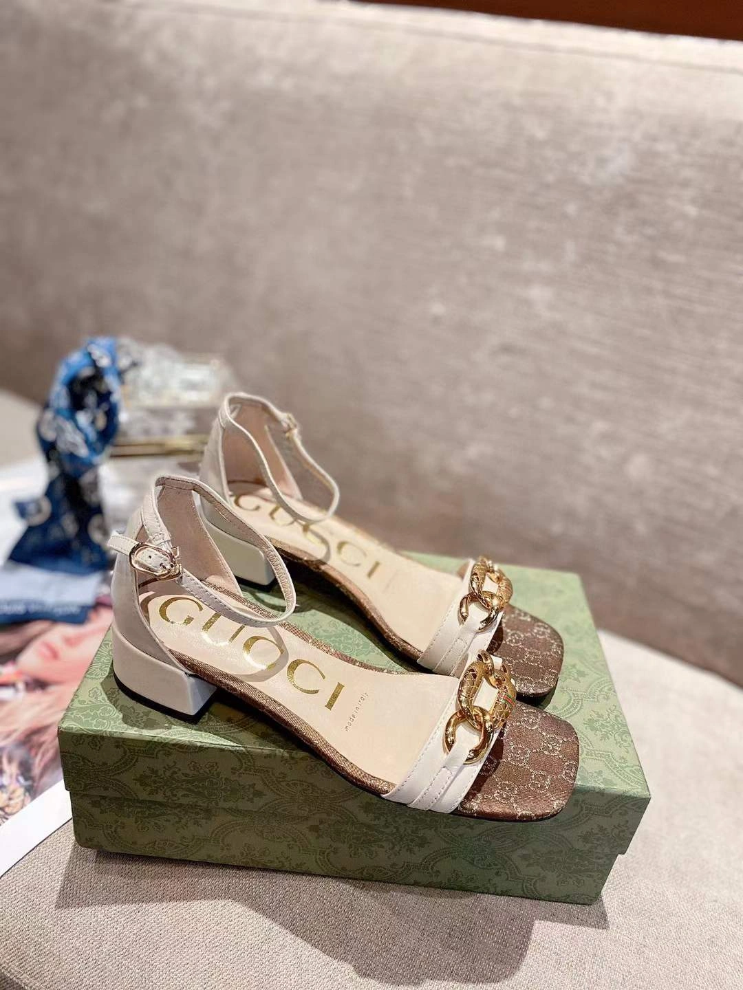 Women G*ucci Top Sandals Bold 3529