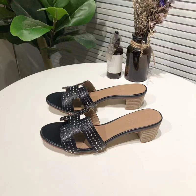 Women H*ermes Top Sandals Practical 6865