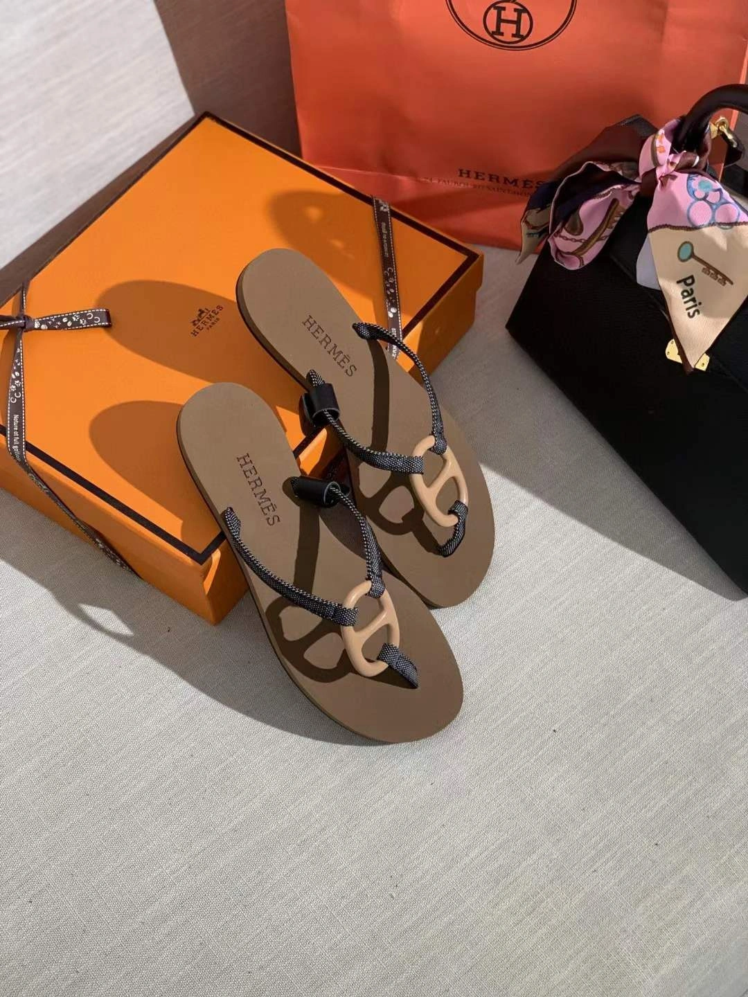 Women H*ermes Top Sandals Resilient 6861