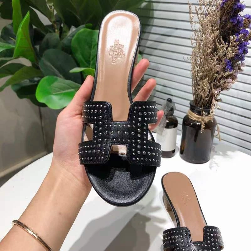 Women H*ermes Top Sandals Practical 6865