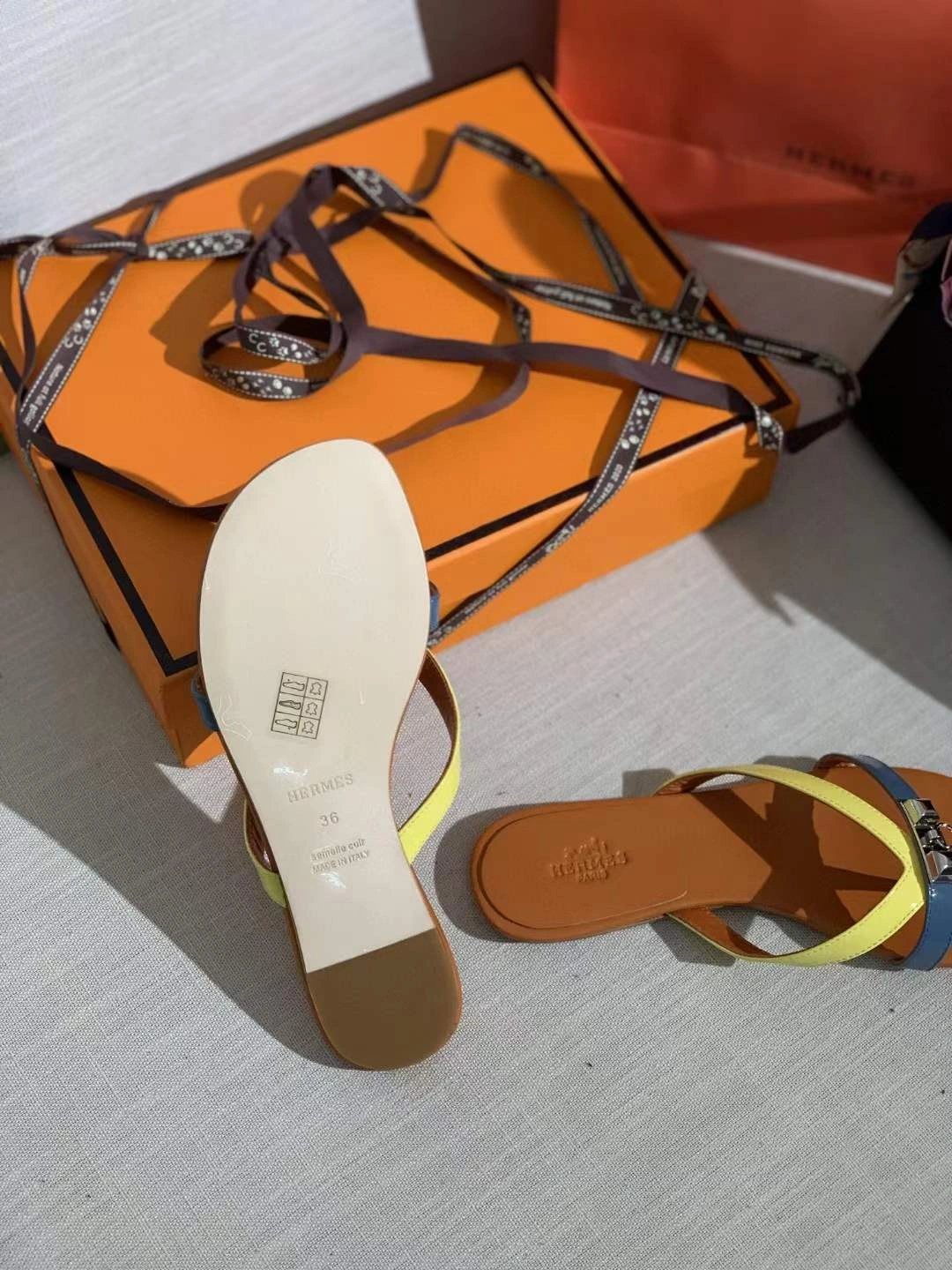 Women H*ermes Top Sandals Effortless 6862