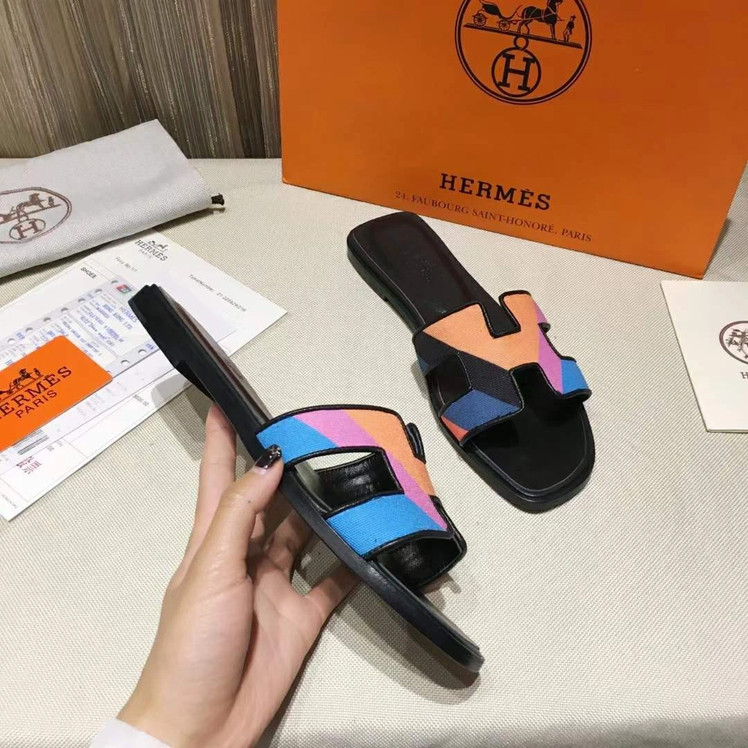 Women H*ermes Top Sandals Flexible 6874