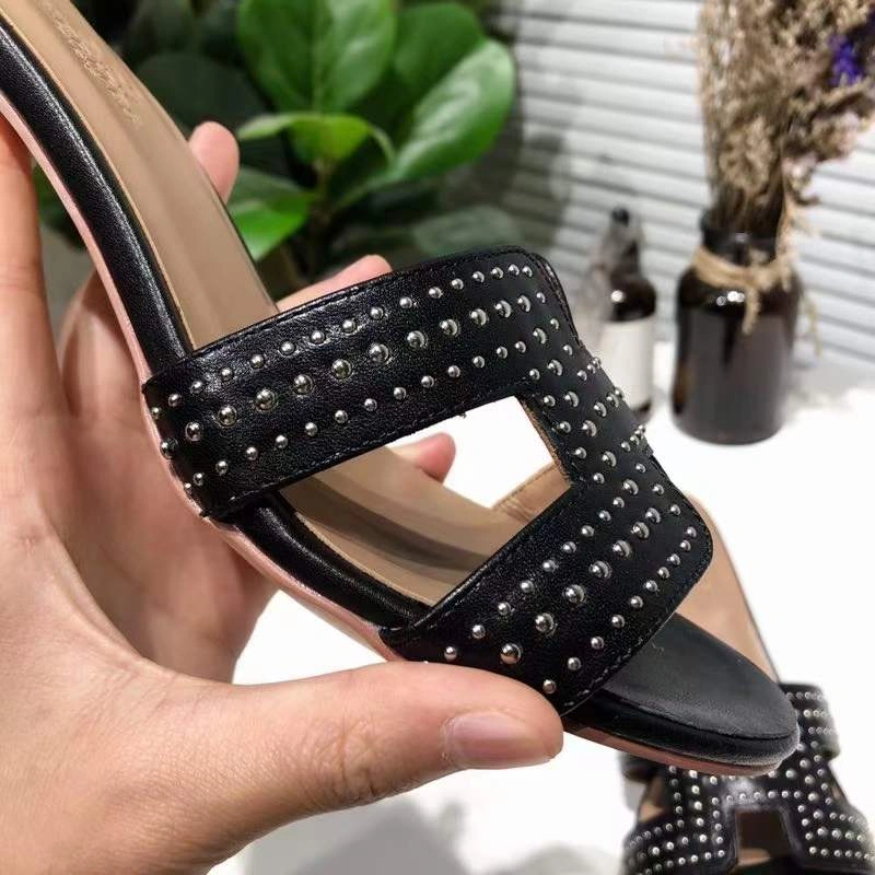 Women H*ermes Top Sandals Practical 6865