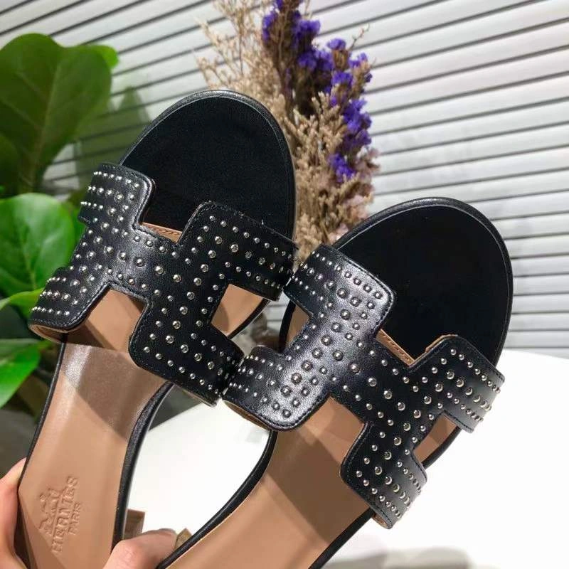 Women H*ermes Top Sandals Practical 6865