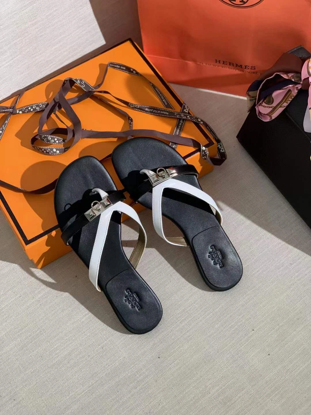 Women H*ermes Top Sandals Effortless 6862