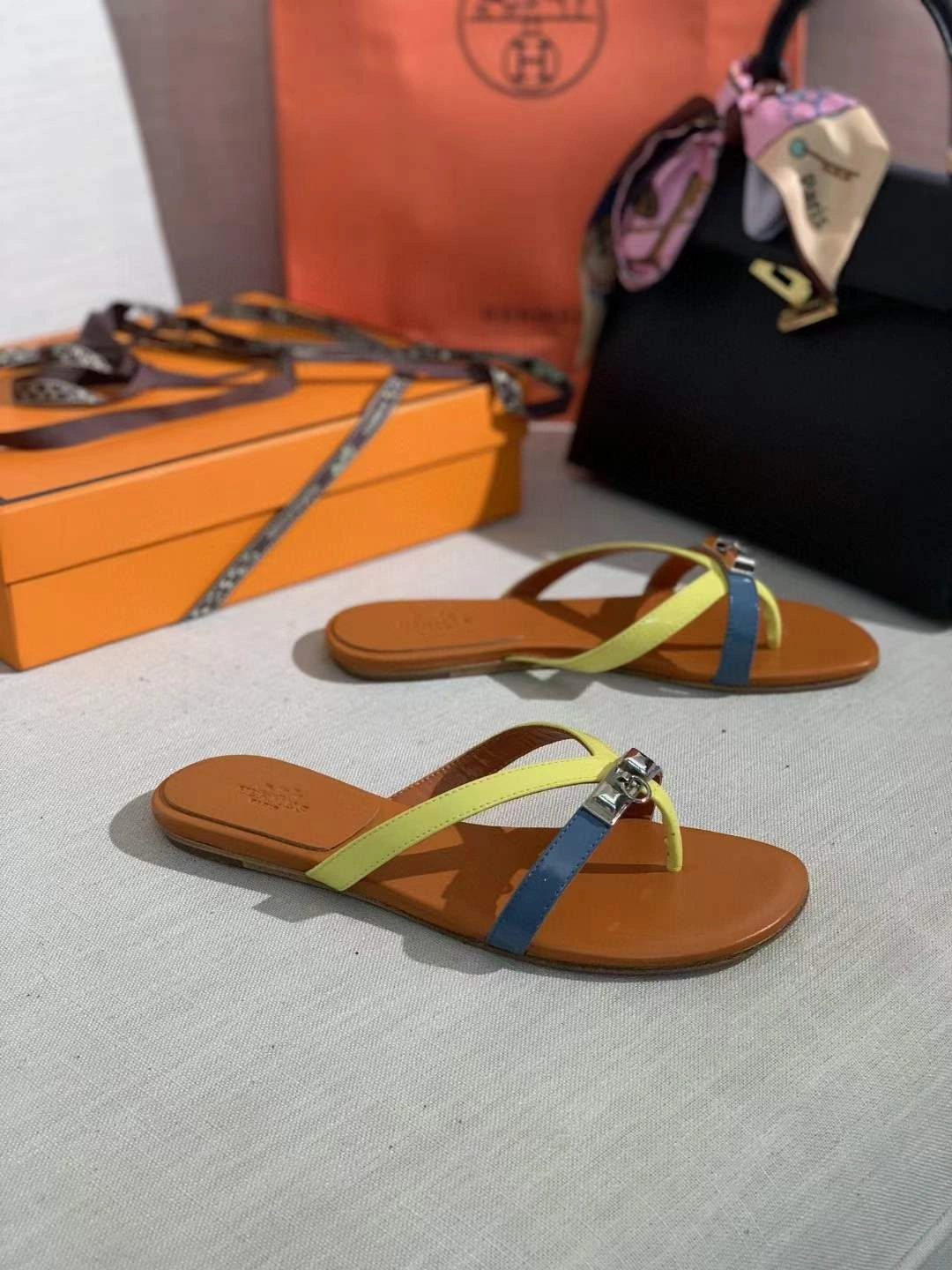 Women H*ermes Top Sandals Effortless 6862