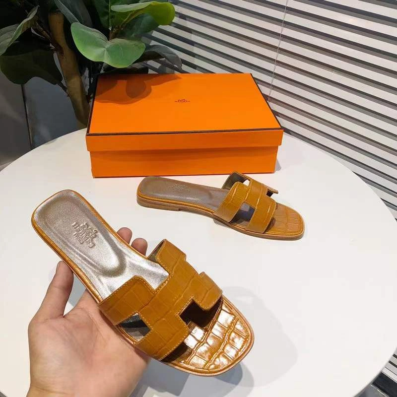 Women H*ermes Top Sandals Flexible 6874