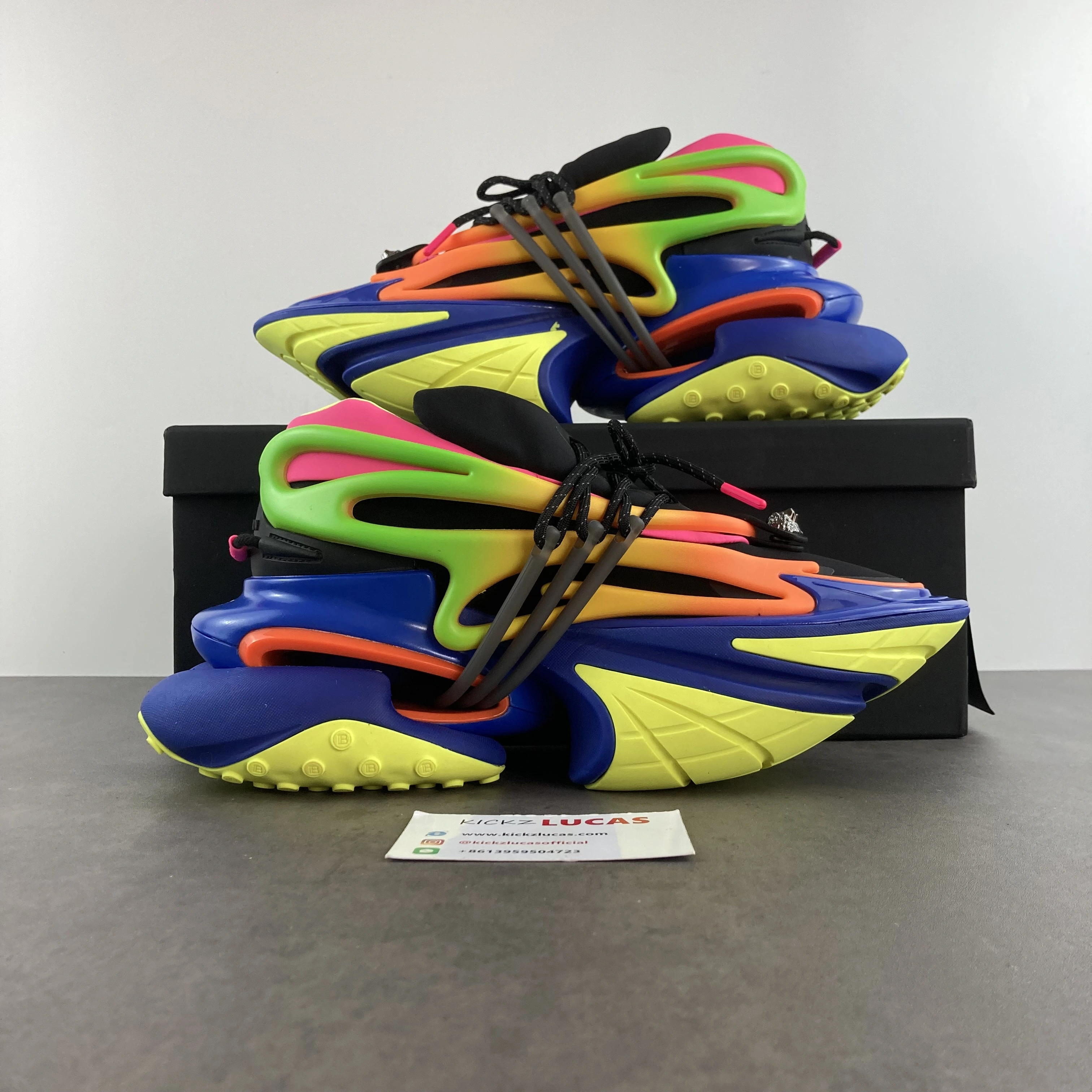 Women Men B*almain Unicorn Low-Top Multicolor MK SmartChoice 7488
