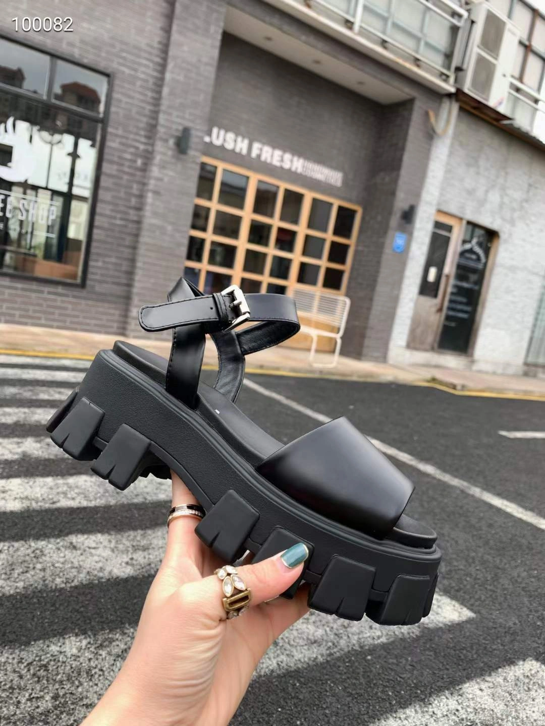 Women P*rada Top Sandals Trendy 6590