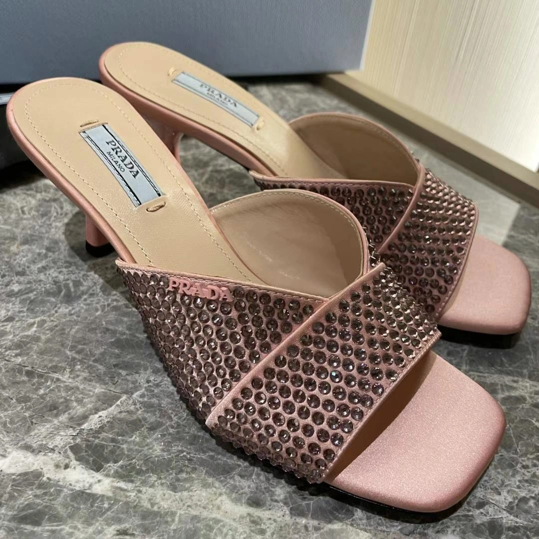 Women P*rada Top Sandals Elegant 6586