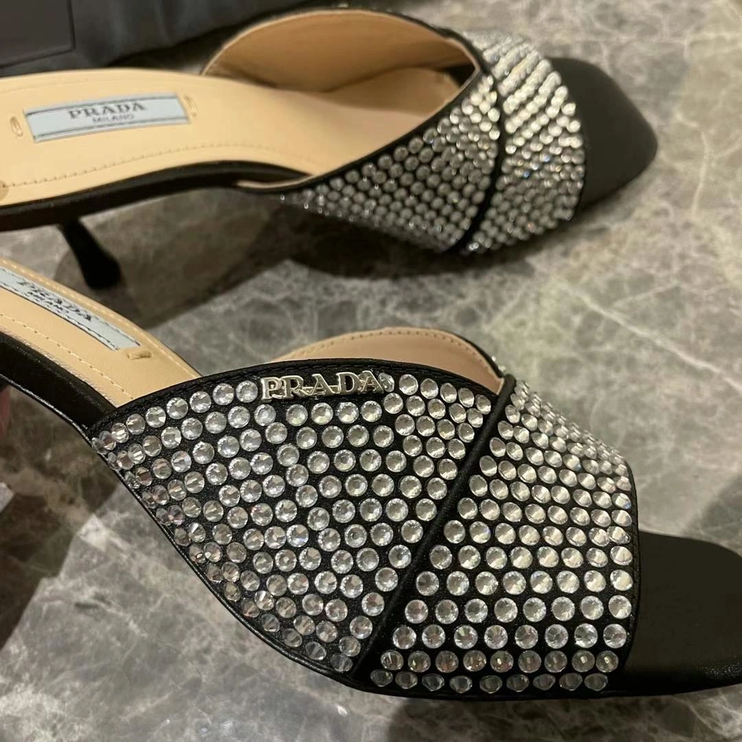 Women P*rada Top Sandals Elegant 6586