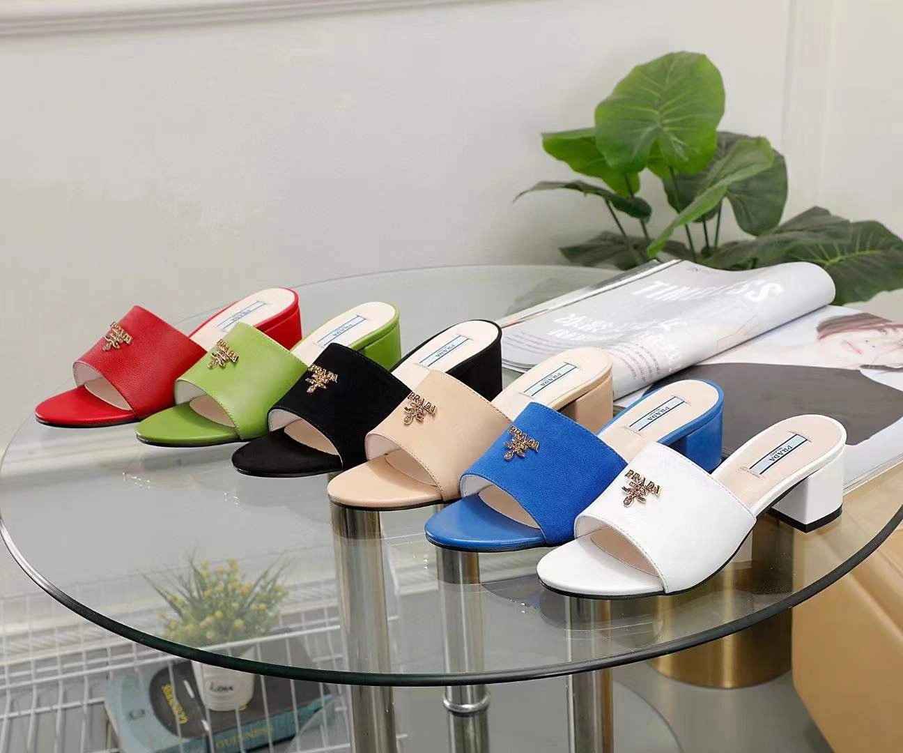 Women P*rada Top Sandals Thermal 6580