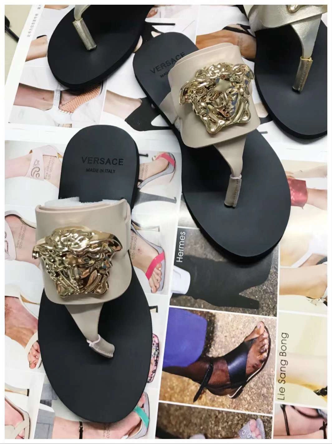 Women V*ersace Top Sandals Sporty 6674