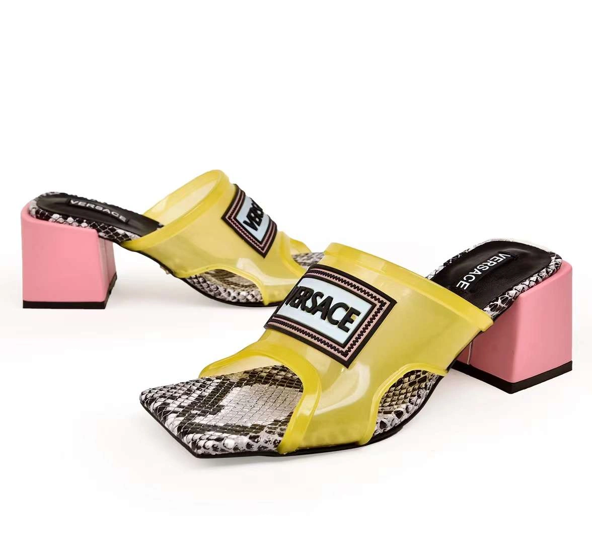 Comfortable Women V*ersace Top Sandals 6672