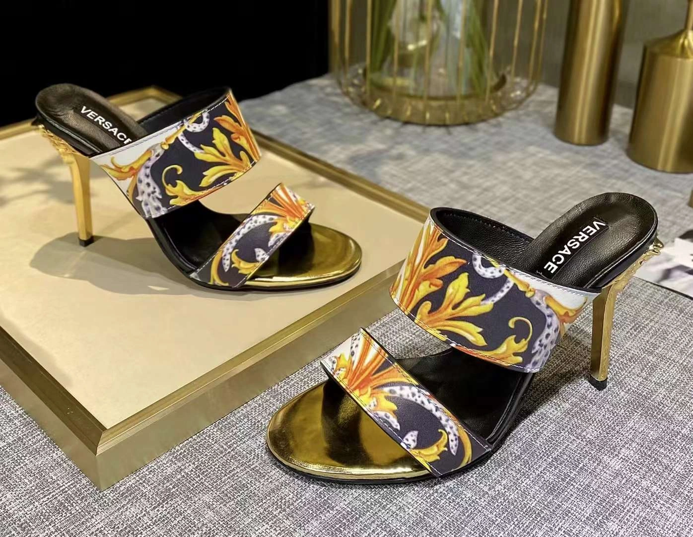 SportInspired Women V*ersace Top Sandals 6671