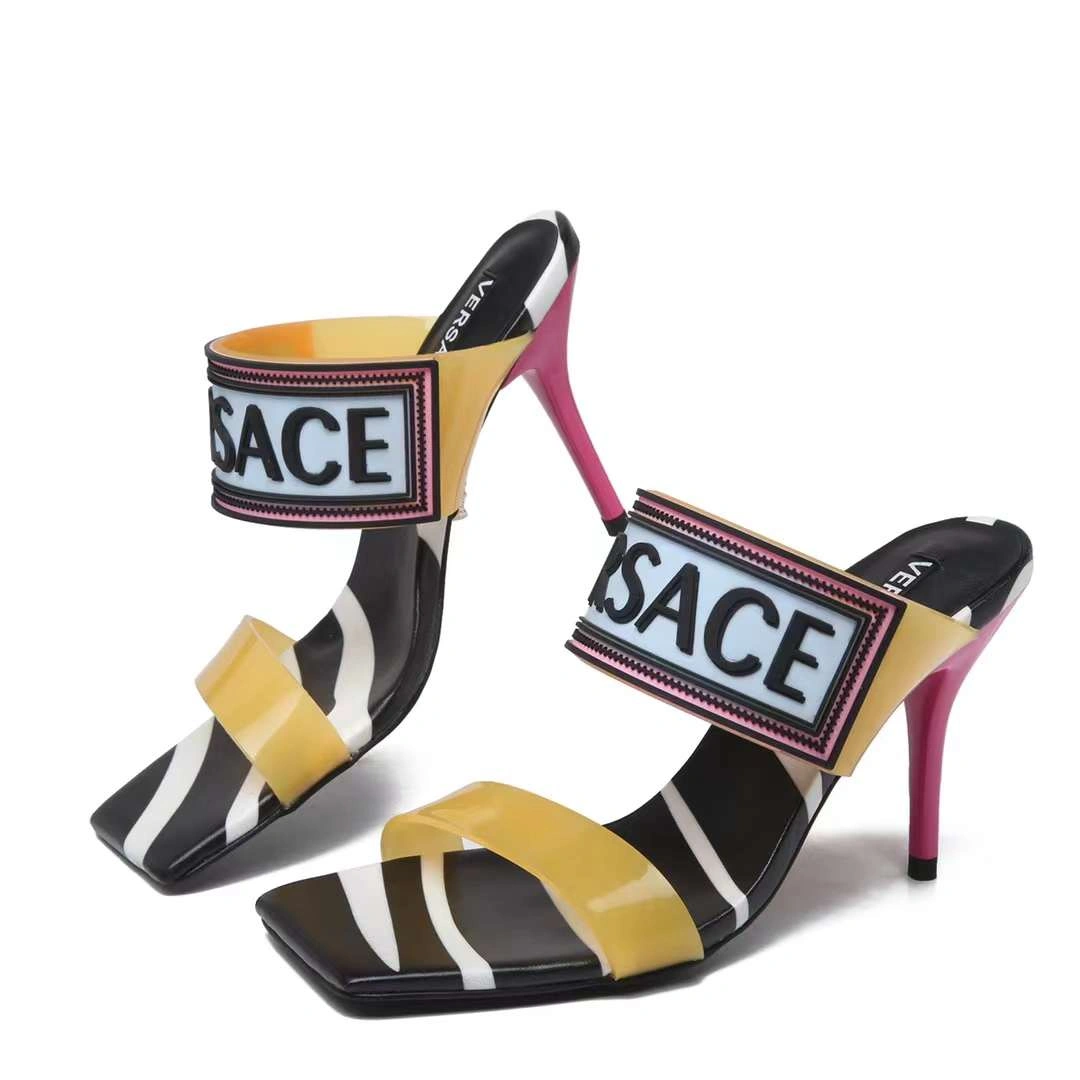 Women V*ersace Top Sandals Trendsetting 6673