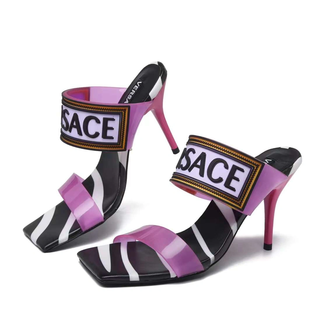 Women V*ersace Top Sandals Trendsetting 6673
