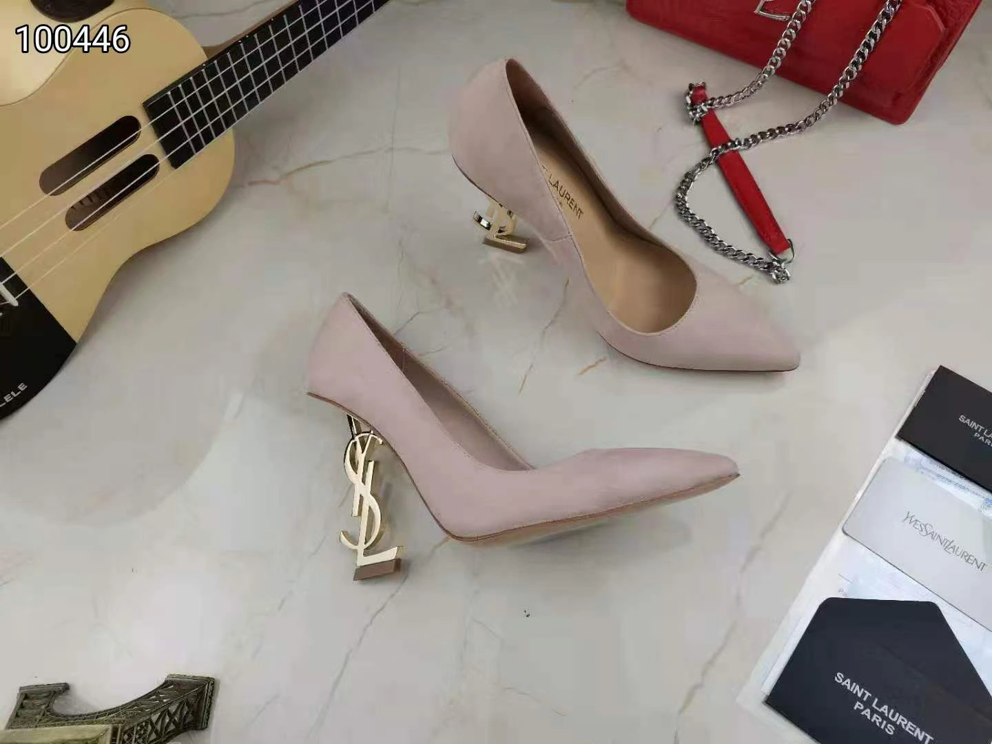 EyeCatching Women Y*SL Top Pumps 7535