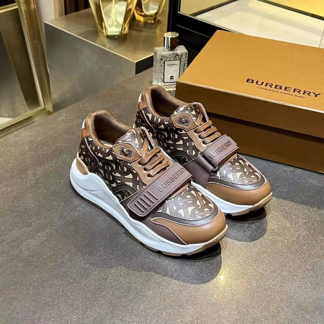 Women and Men B*urberry Top Sneaker CL 20230613- Bright 6175