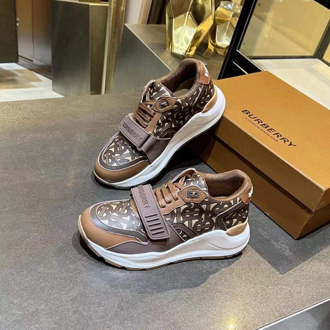 Women and Men B*urberry Top Sneaker CL 20230613- Bright 6175