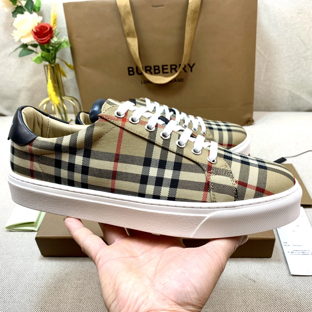 Women and Men B*urberry Top Sneaker Low CP 20230612- Flexible 6263